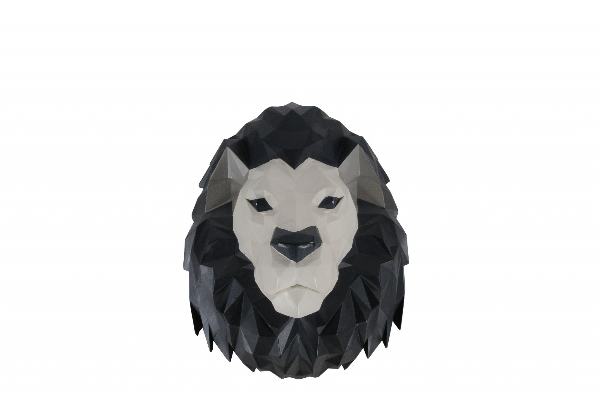 11.5" X 9.5" X 14" Origami Lion Head Wall Decoration - Minihomy