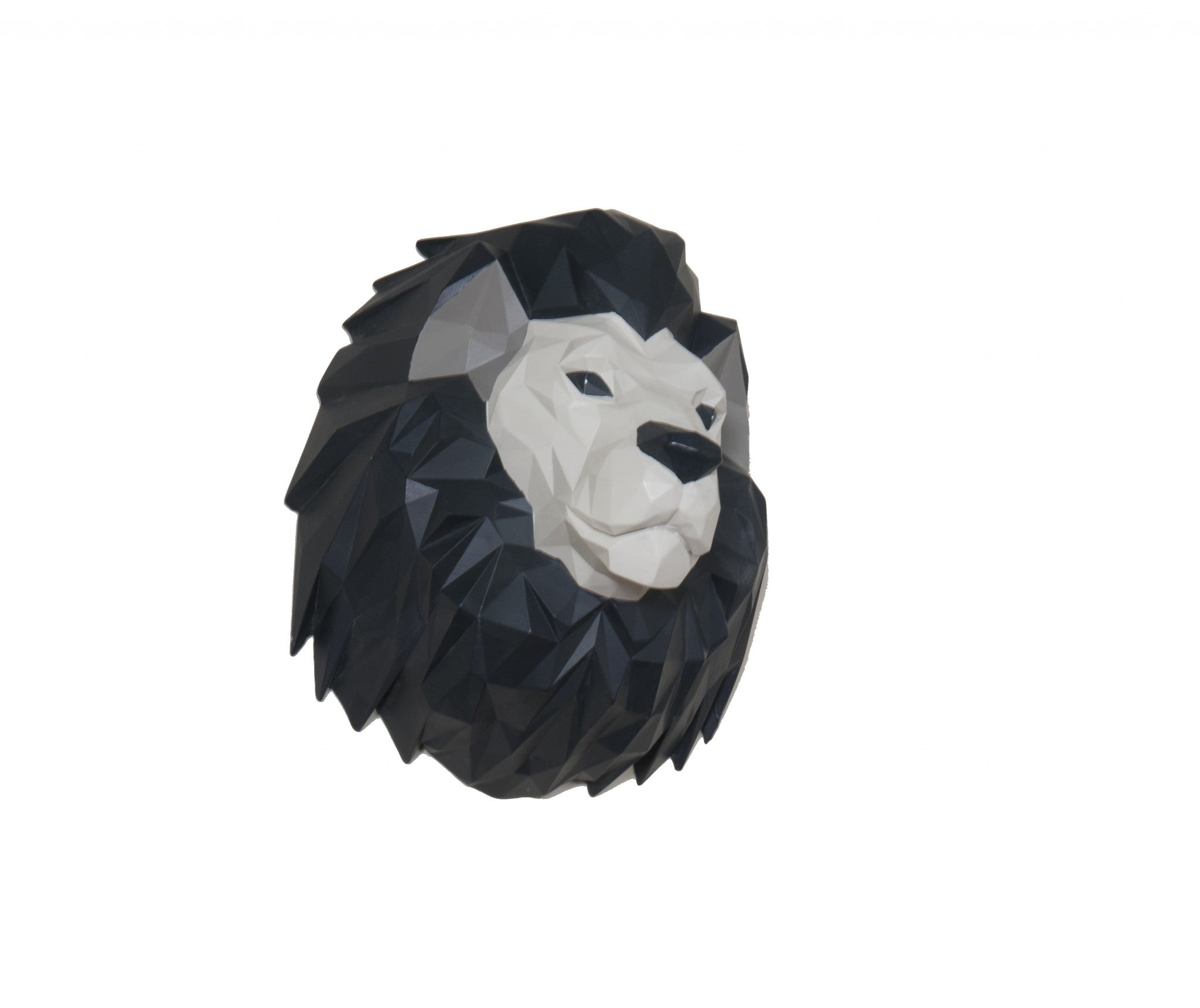 11.5" X 9.5" X 14" Origami Lion Head Wall Decoration - Minihomy