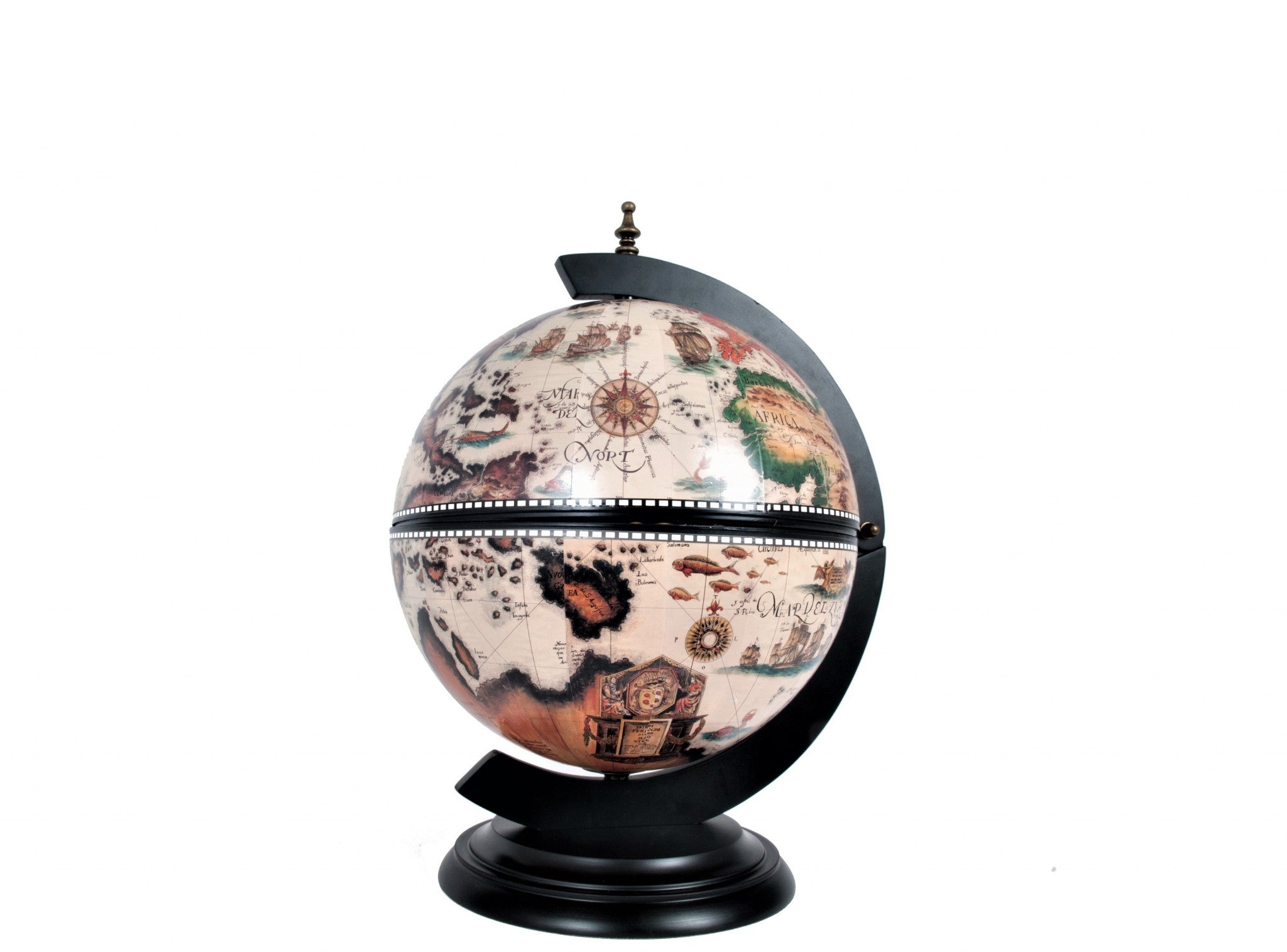 13" X 13" X 20" White Globe 13 Inches With Chess Holder - Minihomy