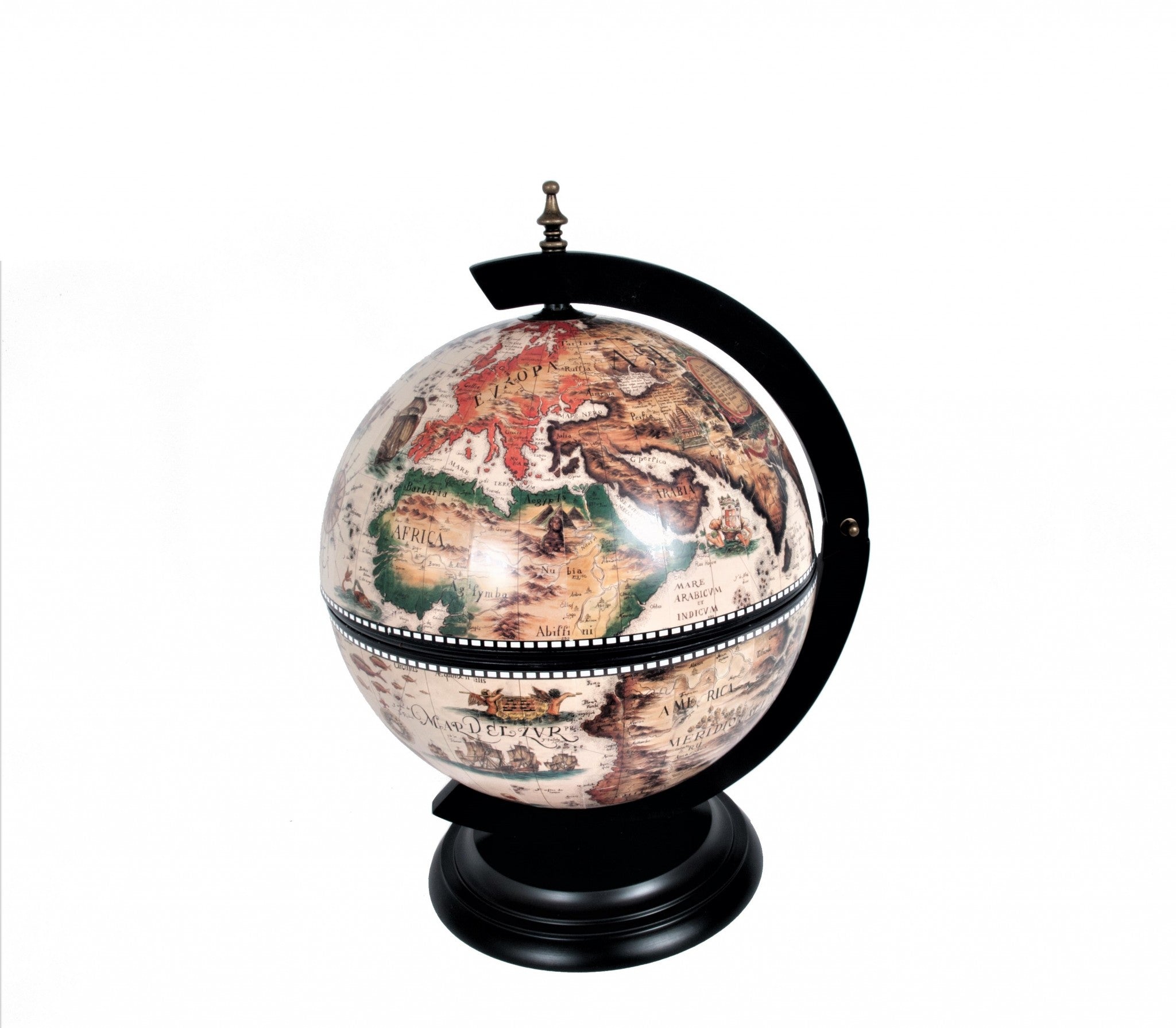 13" X 13" X 20" White Globe 13 Inches With Chess Holder - Minihomy