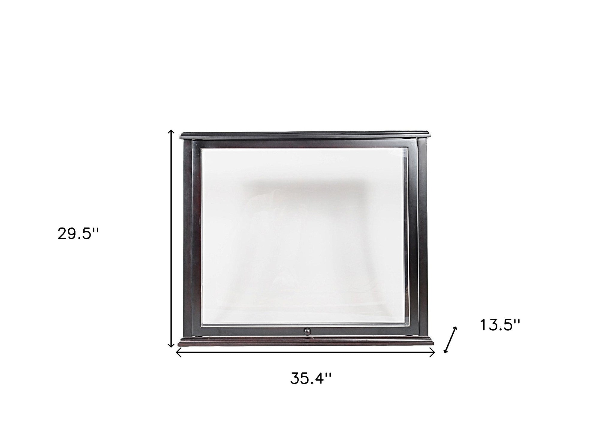 13.5" X 35.4" X 29.5" Table Top Display Case Medium Front Open - Minihomy