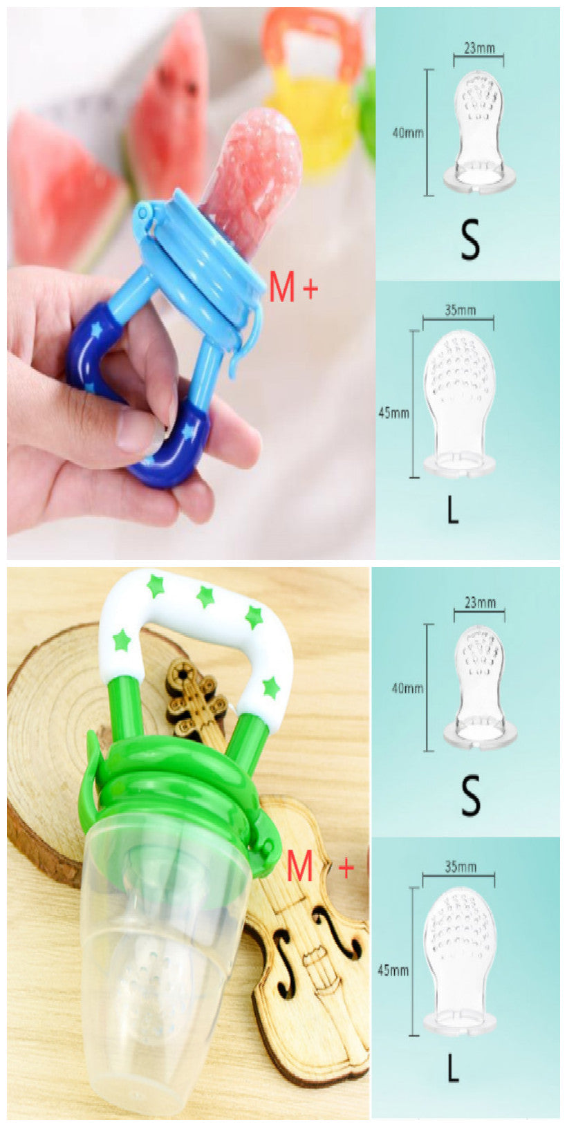 Baby Silicone Pacifier Encapsulated To Soothe Complementary Food Feeding Artifact - Minihomy