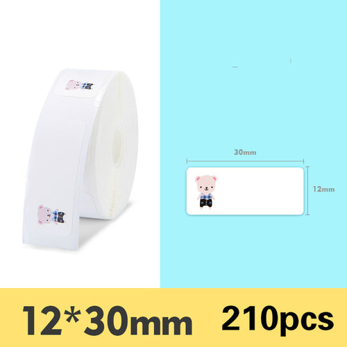 Pure color label thermal paper