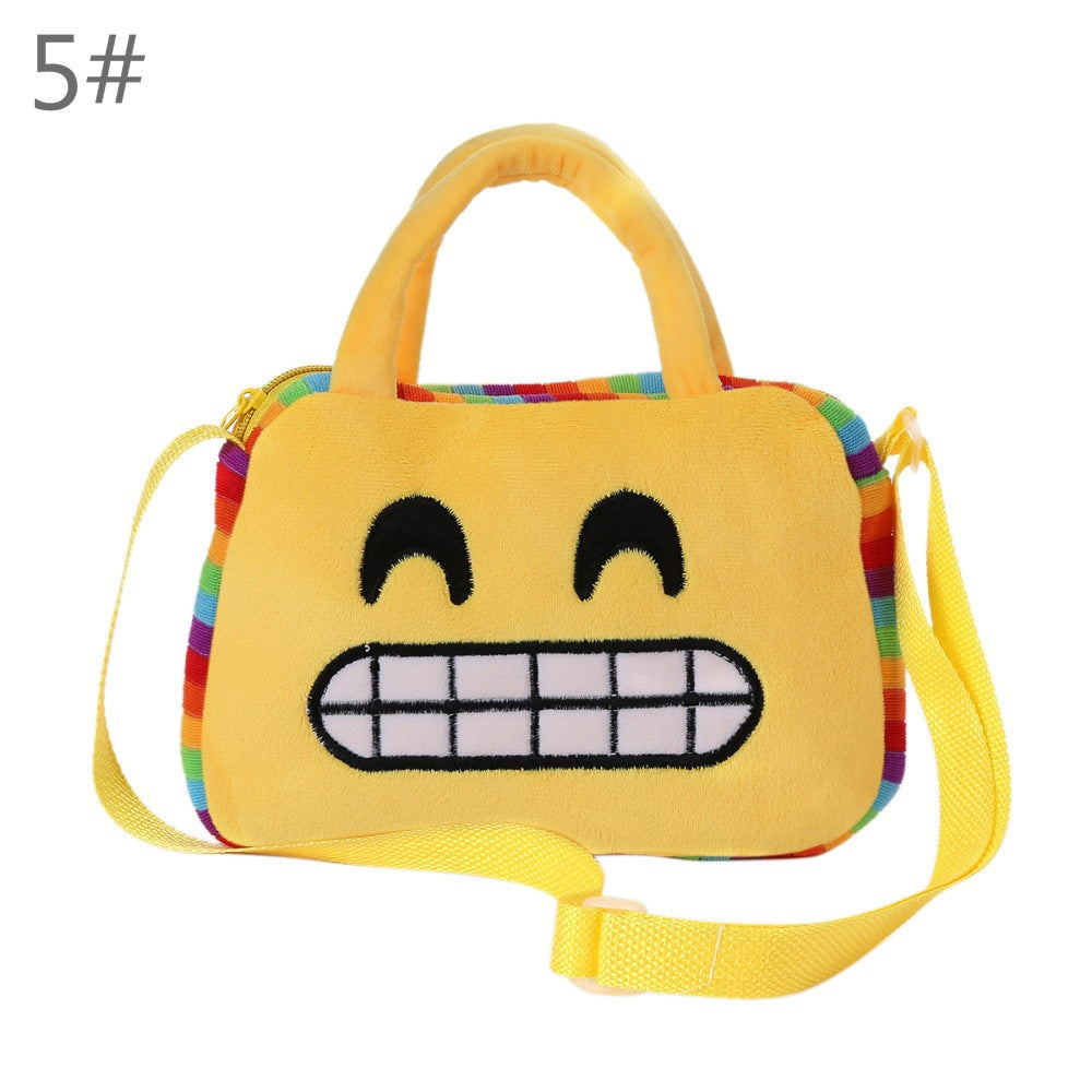 Children look round look Plush Doll portable bag shoulder bag for children in kindergarten - Minihomy