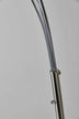 11" X 46"X 82" Brushed Steel Metal Arc Lamp - Minihomy