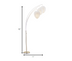 11" X 46"X 82" Brushed Steel Metal Arc Lamp - Minihomy