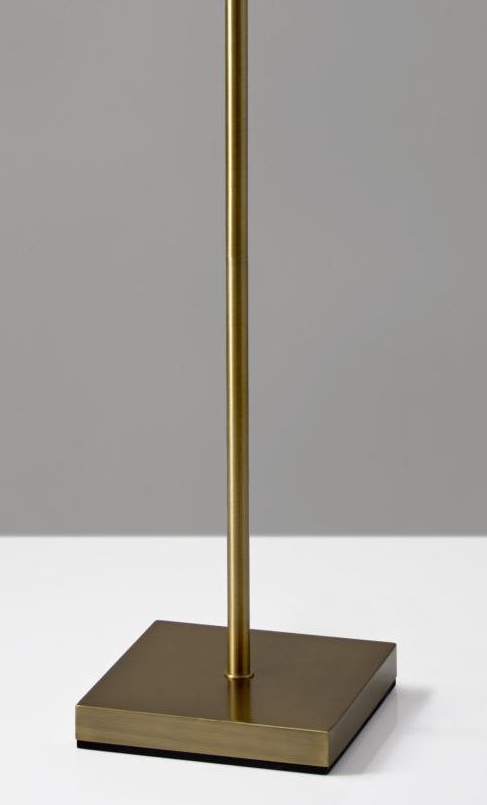 71" Torchiere Floor Lamp With White Bowl Shade