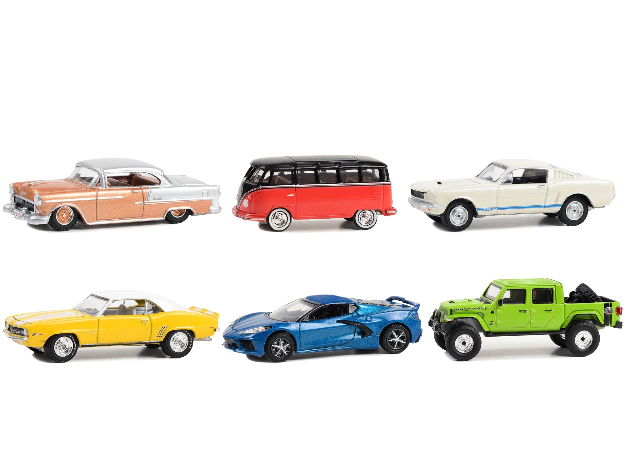 Barrett Jackson "Scottsdale Edition" Set of 6 Cars Series 12 1/64 Diecast Model Cars by Greenlight - Minihomy