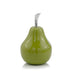 4.25" X 4.25" X 7" Green Aluminum Small Pear - Minihomy