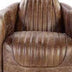 29" X 37" X 31" Retro Brown Leather Chair - Minihomy