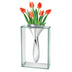 14 Mouth Blown Crystal Non Tarnish Aluminum And Glass Vase - Minihomy