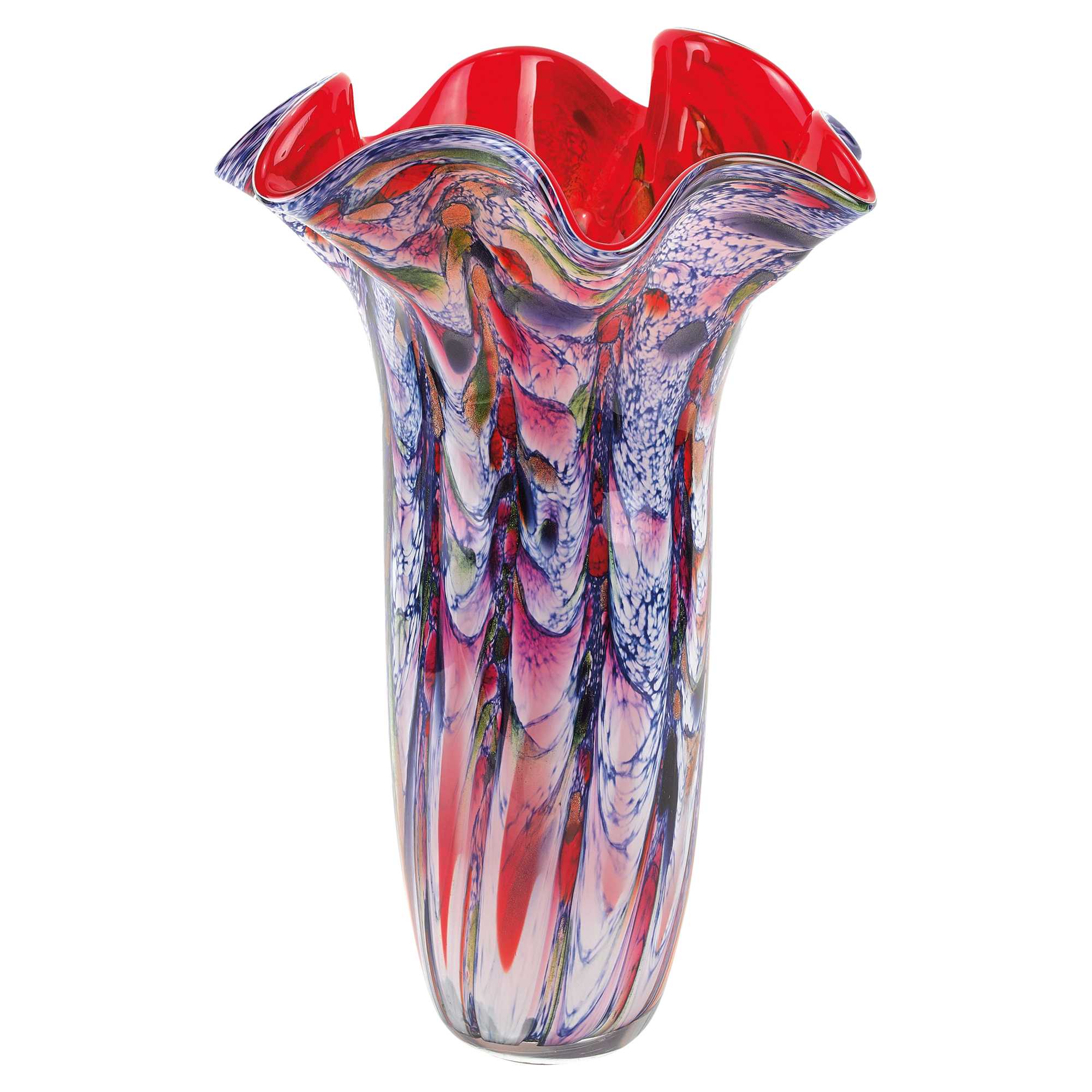 17 Multicolor Glass Art Napkin Vase - Minihomy