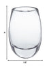 8 Mouth Blown Polish Oval Thick Walled Vase - Minihomy