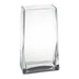 7 Clear Glass Rectangle Handmade Vase - Minihomy