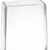 7 Clear Glass Rectangle Handmade Vase - Minihomy