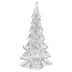 10" Mouth Blown Clear Glass Christmas Tree Sculpture - Minihomy