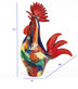 11" Red Glass Rooster Figurine - Minihomy