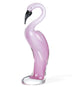 13 Mouth Blown Pink Flamingo Art Glass - Minihomy