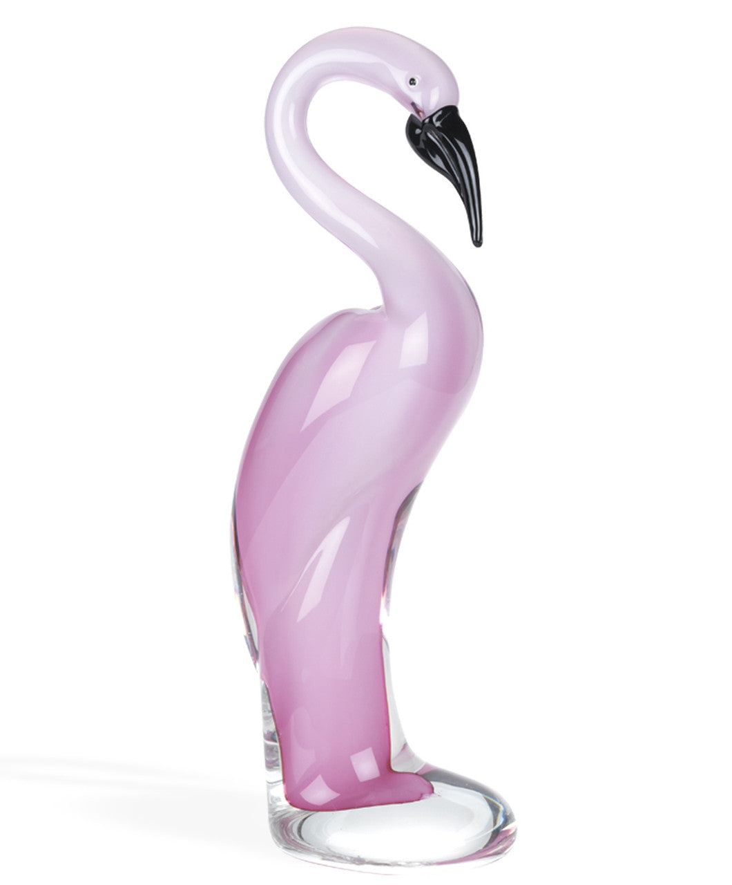 13 Mouth Blown Pink Flamingo Art Glass - Minihomy