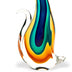 12 Mouth Blown Multicolor Feline Art Glass - Minihomy