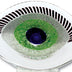 7 Multicolor Glass Art Glass Eye Centerpiece - Minihomy