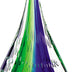 12 Mouth Blown Teardrop Centerpiece On Crystal Base - Minihomy