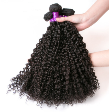 Brazilian Virgin Human Hair Kinky Curly Brazil Real Wig Hair Curtain - Minihomy