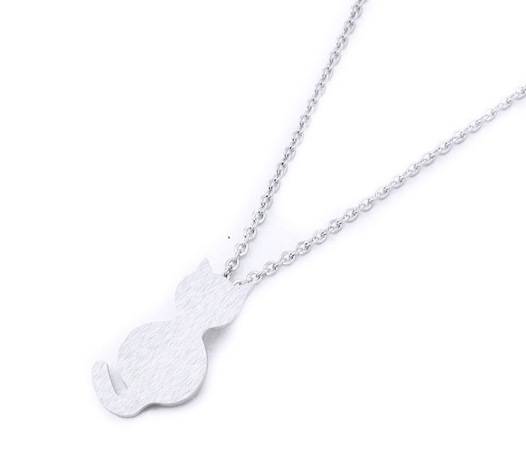 Plating alloy women's necklace trend pet cat necklace