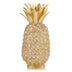 11" Faux Crystal And Gold Pineapple Sculpture - Minihomy