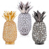 11" Faux Crystal And Gold Pineapple Sculpture - Minihomy