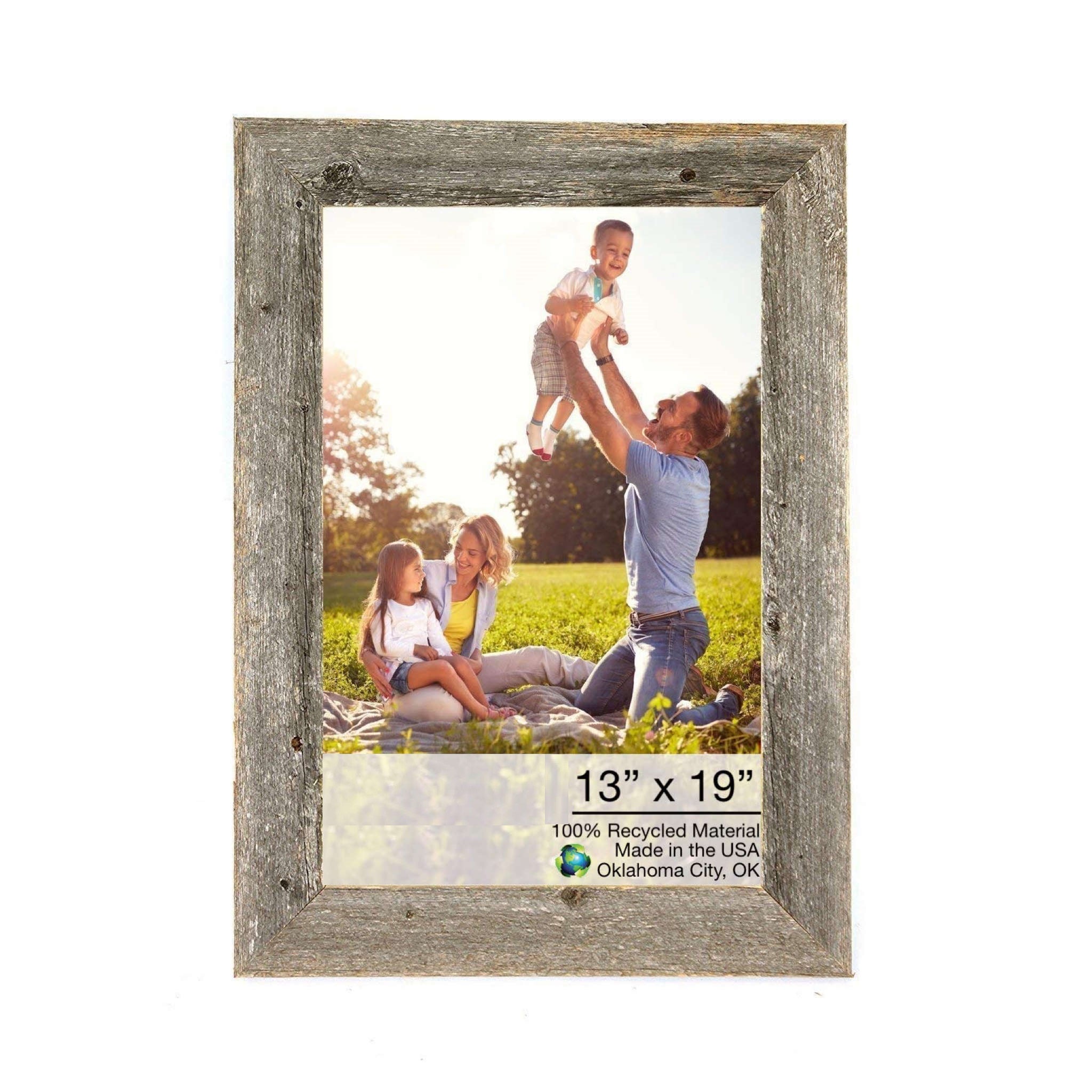 13X19  Natural Weathered Grey Picture Frame - Minihomy