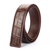 Leather Belt Belly Smooth Buckle  Single Belt Man Business Leisurebelt