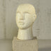 11" Matte White Ceramic Bust Decorative Sculpture - Minihomy