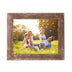 10” X 10”  Rustic Farmhouse Brown Wood Frame - Minihomy