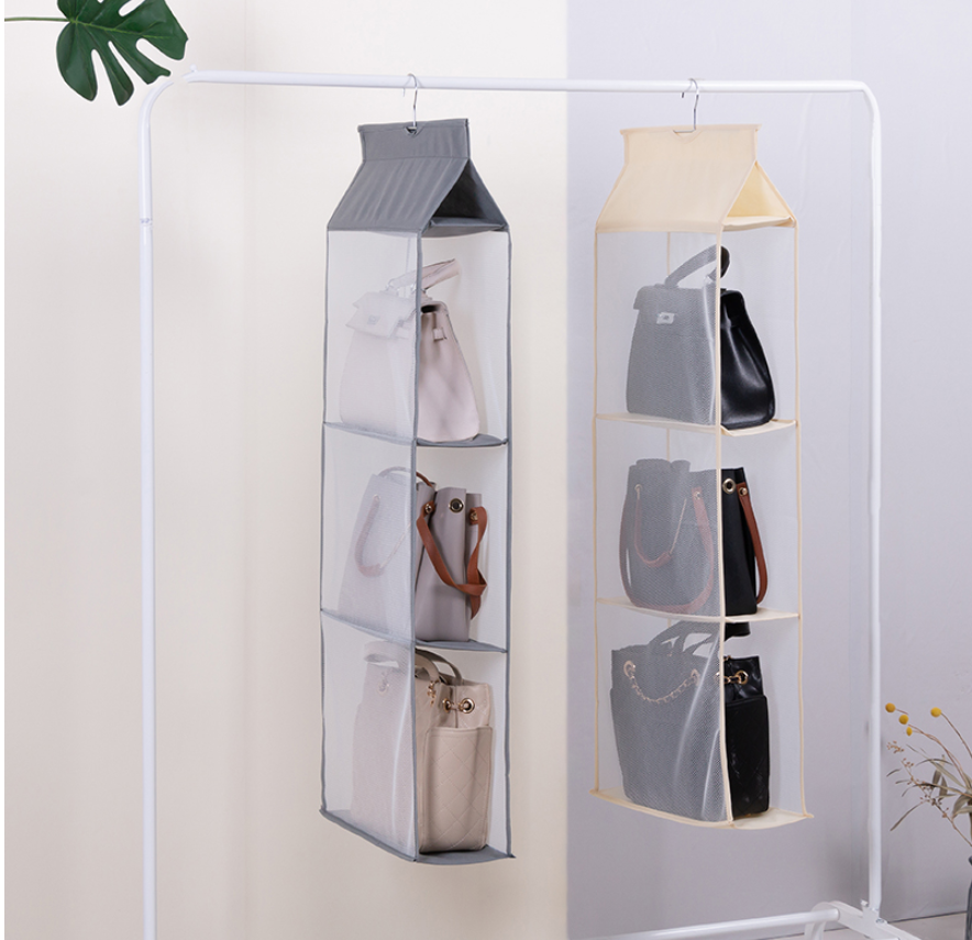 Foldable Hanging Multi-Layer Sundries Storage Rack 360 Degree Hanging Design - Minihomy