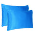 Blue Dreamy Set Of 2 Silky Satin King Pillowcases - Minihomy