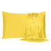 Lemon Dreamy Set Of 2 Silky Satin King Pillowcases - Minihomy