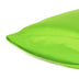 Bright Green Dreamy Set Of 2 Silky Satin King Pillowcases - Minihomy