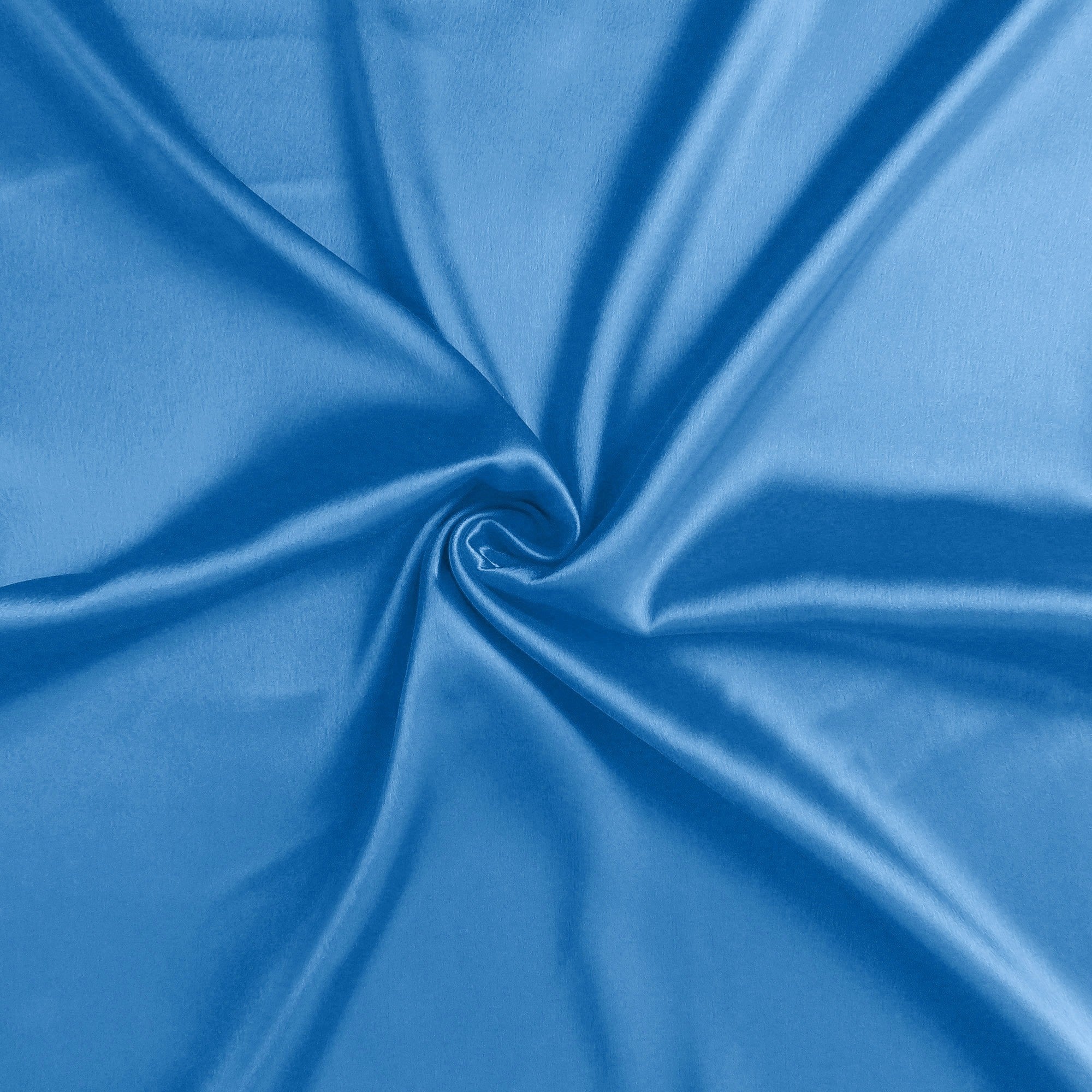 Bright Blue Dreamy Set Of 2 Silky Satin King Pillowcases - Minihomy