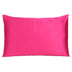 Fuchsia Dreamy Set Of 2 Silky Satin King Pillowcases - Minihomy