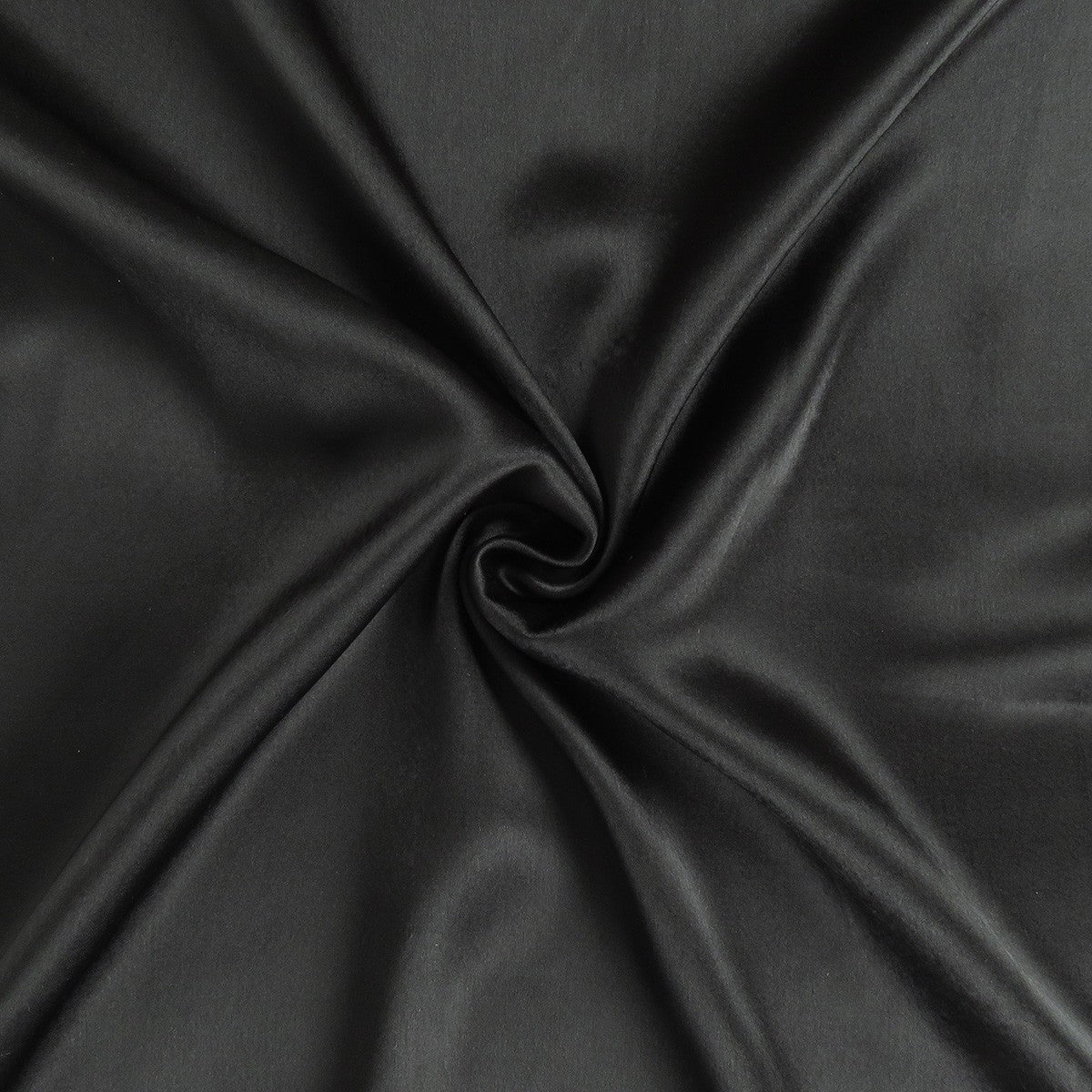 Black Dreamy Set Of 2 Silky Satin Standard Pillowcases - Minihomy