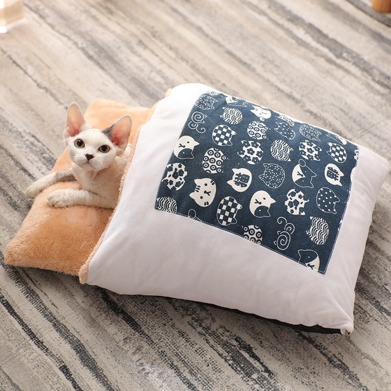 Cat Litter Winter Warm Closed Removable And Washable Quilt