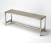 44" Silver Iron Bench - Minihomy