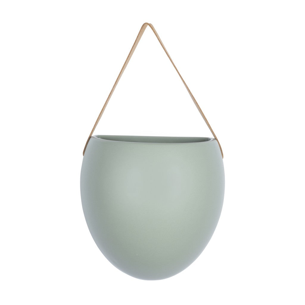 Ceramic Green Hanging Planter - Minihomy