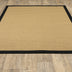 2' X 4' Beige and Black Indoor Outdoor Area Rug - Minihomy