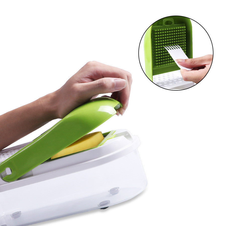 Multifunction Vegetable Slicer shredder with 8 Dicing Blades - Minihomy