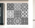 4" X 4" Gray And White Mosaic Peel And Stick Removable Tiles - Minihomy