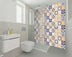 4" X 4" Yellow White And Blues Peel And Stick Removable Tiles - Minihomy