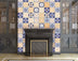 4" X 4" Yellow White And Blues Peel And Stick Removable Tiles - Minihomy