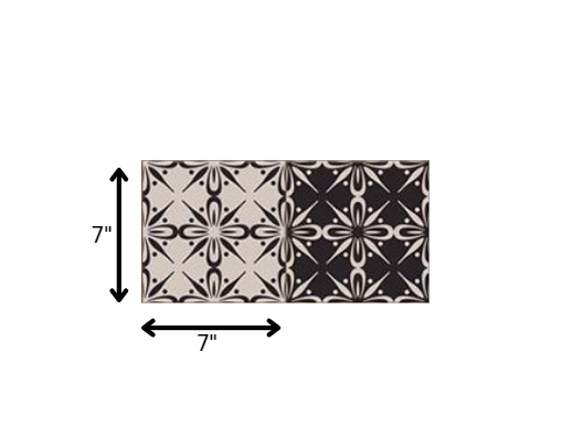 4" X 4" The Clover Peel And Stick Removable Tiles - Minihomy